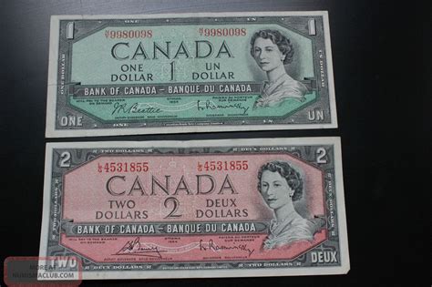 Canadian 1954 1 And 1954 2 Bill Circulated Take A Look At The Pictures