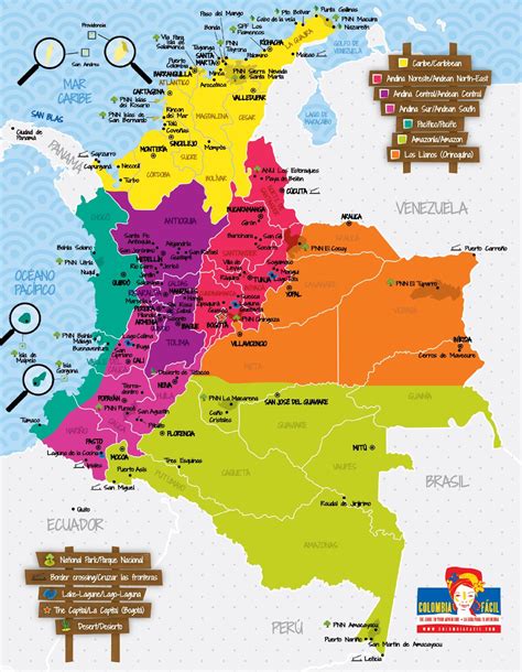 Colombia Mapa Lonely Planet Photos And Videos