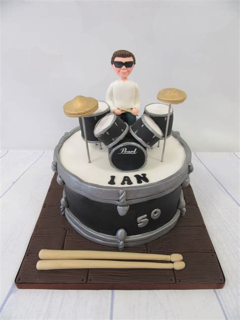 Drummer Cake From Icing On The Cake Bacup Tartas Musicales Pastel
