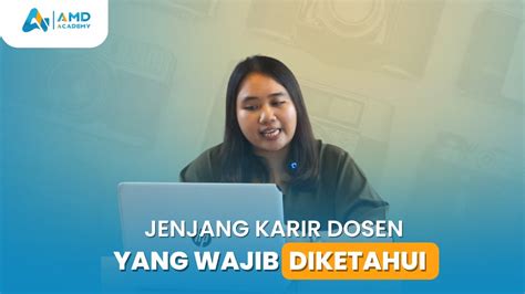 Jenjang Karir Seorang Dosen Yang Wajib Diketahui YouTube
