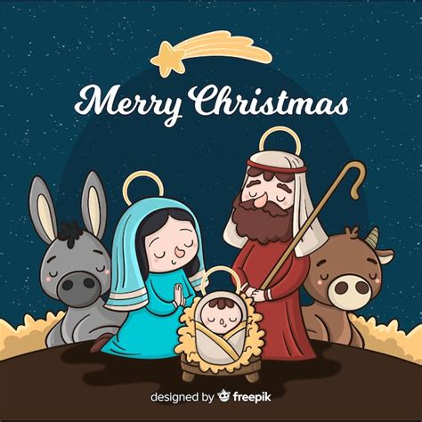 The Nativity Cartoon The Three Protagonists Find Themselves In Judea