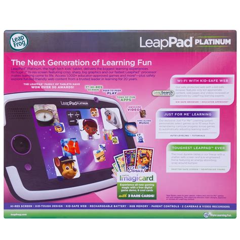 Leapfrog Leappad Platinum Kids Learning Tablet Purple On Galleon