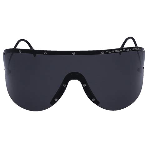 Porsche Design Sunglasses Shield 8479 D Metal Black In White For Men Lyst