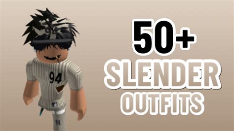 Top 50 Slender Outfits Roblox Slender Roblox Outfits Shinobi