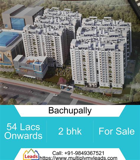 2 Bhk Flatapartment For Sale In Bachupally 13500 Sq Feet 542 Lacs