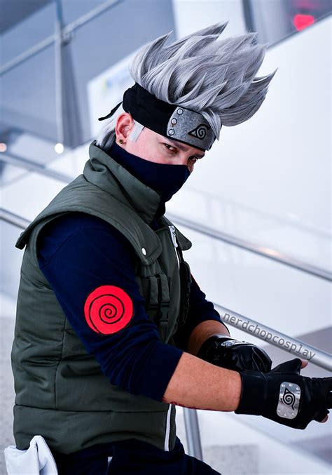 Naruto Kakashi Hatake Cosplay Costume Army Green Vest