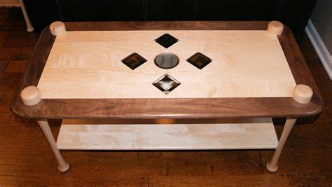 A detailed post about the making of this baseball card coffee table. Hand Made Baseball Coffee Table & End Table by Michael's ...