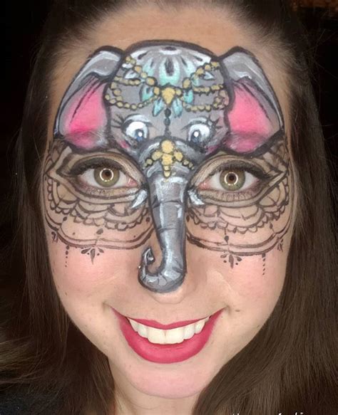 Elephant Face Paint