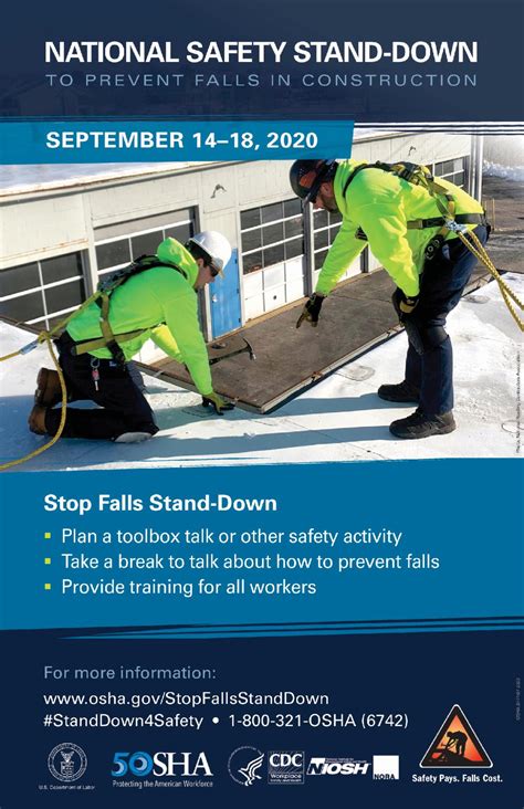 National Safety Stand Down To Prevent Falls In Construction Local
