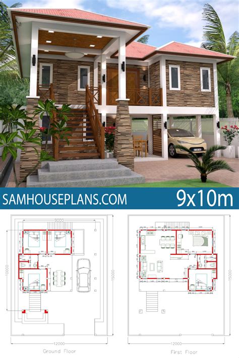 4 Bedroom Home Plan 138x19m Samhouseplans