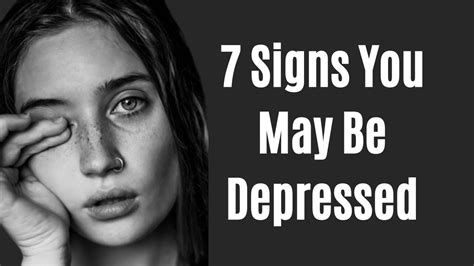 7 Signs You May Be Depressed And Not Even Know It Youtube