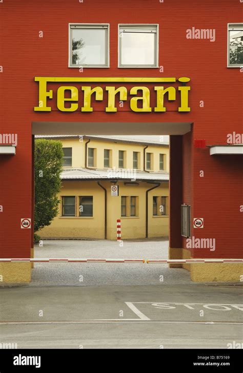 Ferrari Factory In Maranello Italy Stock Photo Alamy
