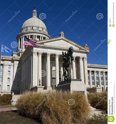 Oklahoma State Capitol Building Stock Image Image Of States Historic