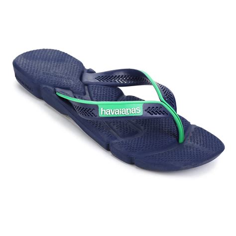 Sandálias Havaianas Power Marinho E Verde Limão Netshoes