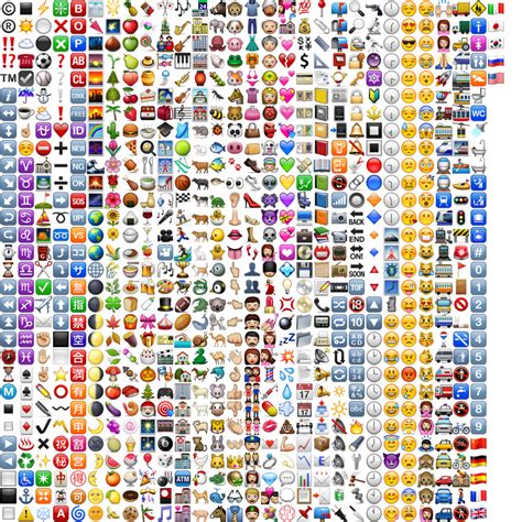 This category includes common signs and japanese symbols. Emojis on ios