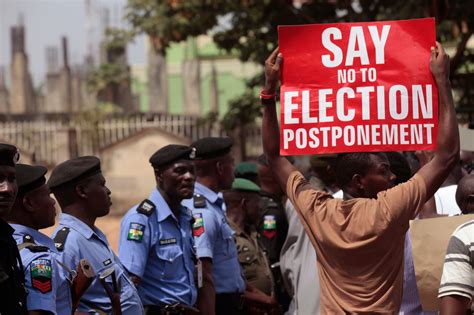 Nigerian Vote Delay Prompts Suspicion Of Election Rigging Worries Of Violence The Washington Post
