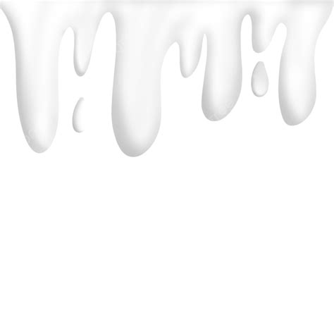 Icing Drip White Transparent Snow Ice Dripping Illustration Snow Ice