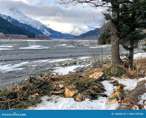 Resurrection River Alaska Stock Image Image Of Cold 138386131