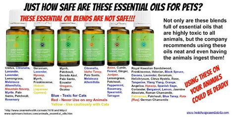 The smell of essential oils on their fur, skin, breath or vomit difficulty b. Cat and Essential Oils Warning
