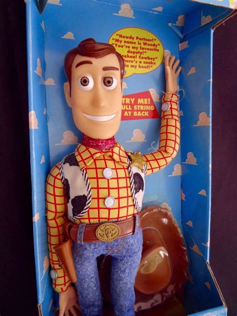 Disney Toy Story Pull String 16 Talking Woody Doll 1995 Think Way