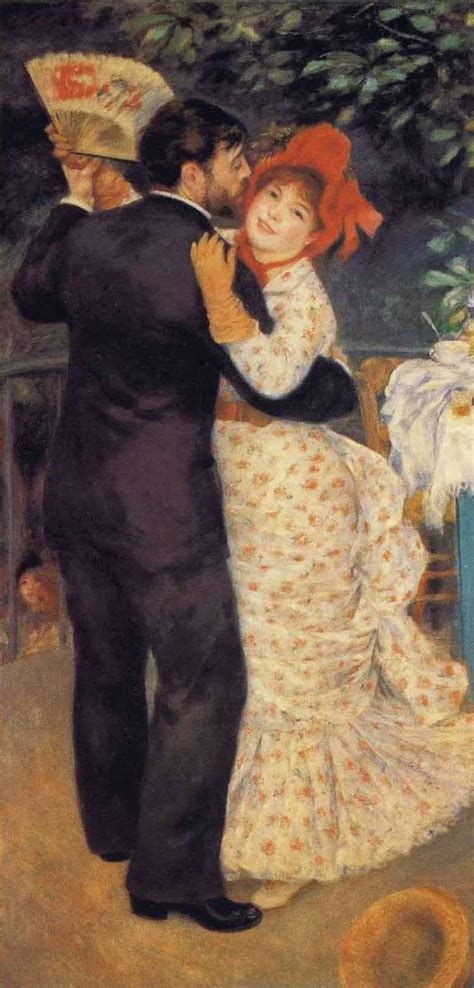 Pierre Auguste Renoir Dance In The Country 1883 The Painting Depicts
