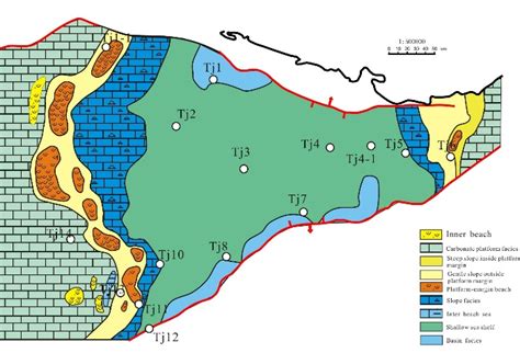 Sedimentary Facies Map Of Late Cambrian In Tadong Area Download