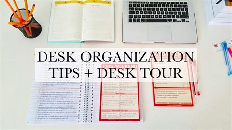 Things as simple as adding labels to 7. 5 DESK ORGANIZATION TIPS + DESK TOUR - study tips - YouTube
