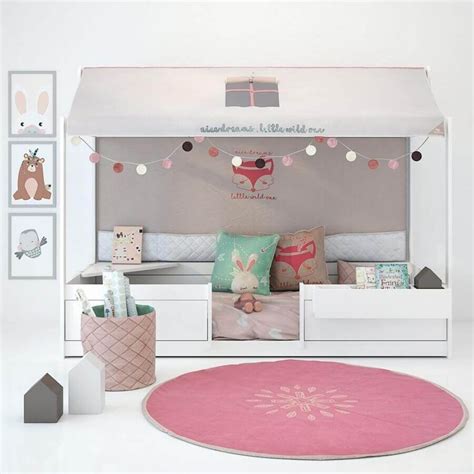 It's possible that you can discover lovely children bedrooms design ideas with modern desk and lips couch shaped boy room decor. Wild child children bed 3D model | Kid beds, Kids bedroom ...