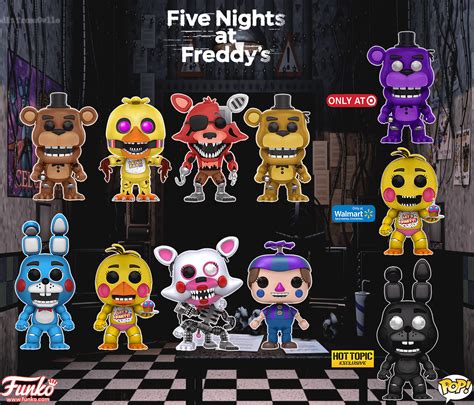Fnaf 2 Funko Pops Toy Animatronics Funko Pops And Withered