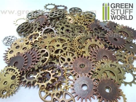 Set 85gr Cogs And Gears Steampunk 4050 Units By Greenstuffworld €875