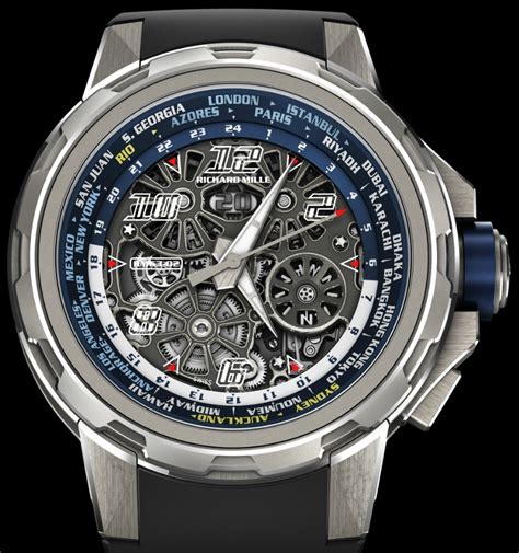 Richard Mille Rm 63 02 World Timer Automatic Watch Watch Releases