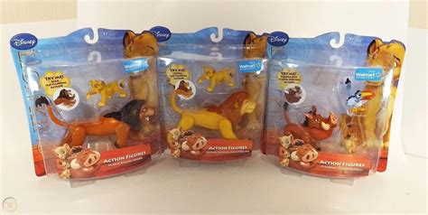 Lion King Walmart Exclusive Action Figures Set Of 3 Simba Scar Timon