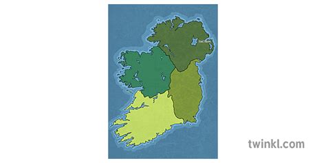 Map Of Ireland Text Edited Map Of Ireland Twinkl