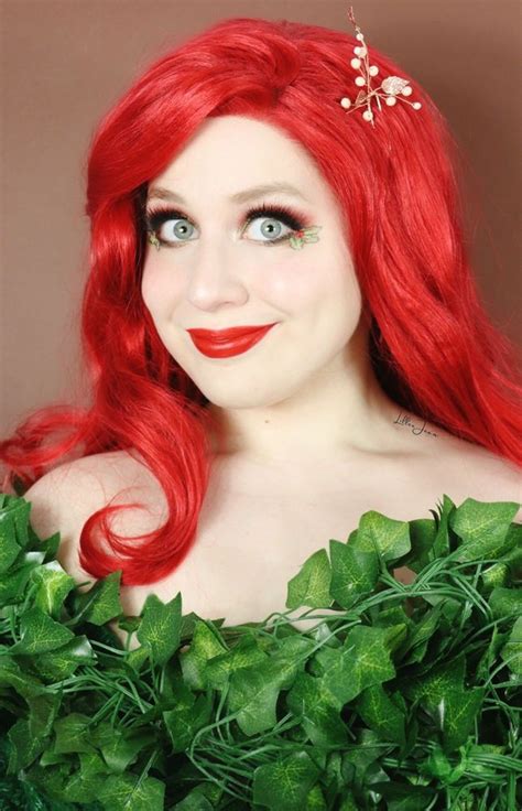 Poison Ivy Makeup Mistletoe Eyeliner Dc Comics 2020 Lillee Jean In