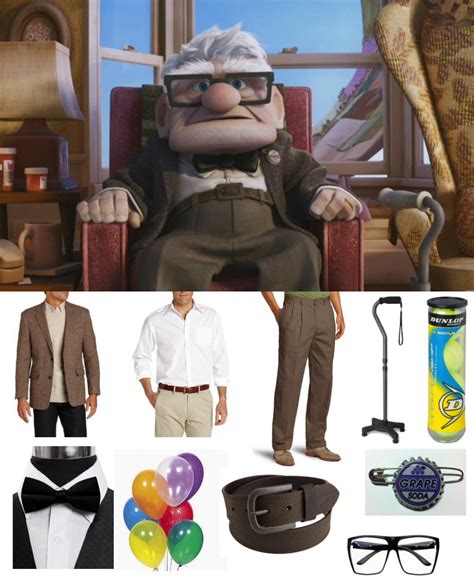 Carl Fredricksen Costume Carbon Costume Diy Dress Up Guides For Cosplay And Halloween