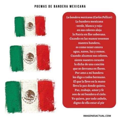 Los mejores Poemas a la bandera de México