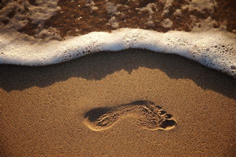 Footprints In The Sand Wallpapers Wallpaper Cave