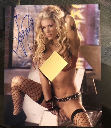 Ashley Massaro Signed X Photo Autographed Wrestling Wwe Playboy Nude
