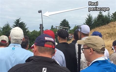 2015 Us Open Fans Have Taken To Actual Periscopes To Watch Golfers