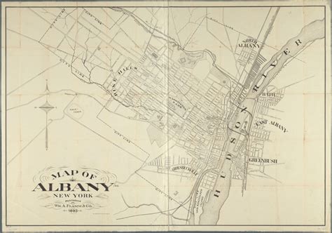 Map Of Albany New York Nypl Digital Collections