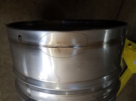 55 Gallon Stainless Steel Drum With 2 Tri Clover Fitting