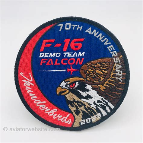 2023 Usaf Thunderbirds 70th Anniversary Swoop Patch Aviatorwebsite