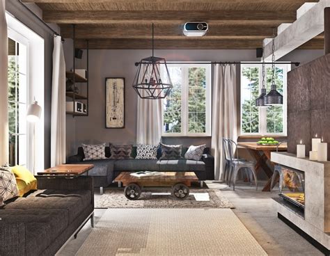 Sunny Living Room Interior Design Ideas