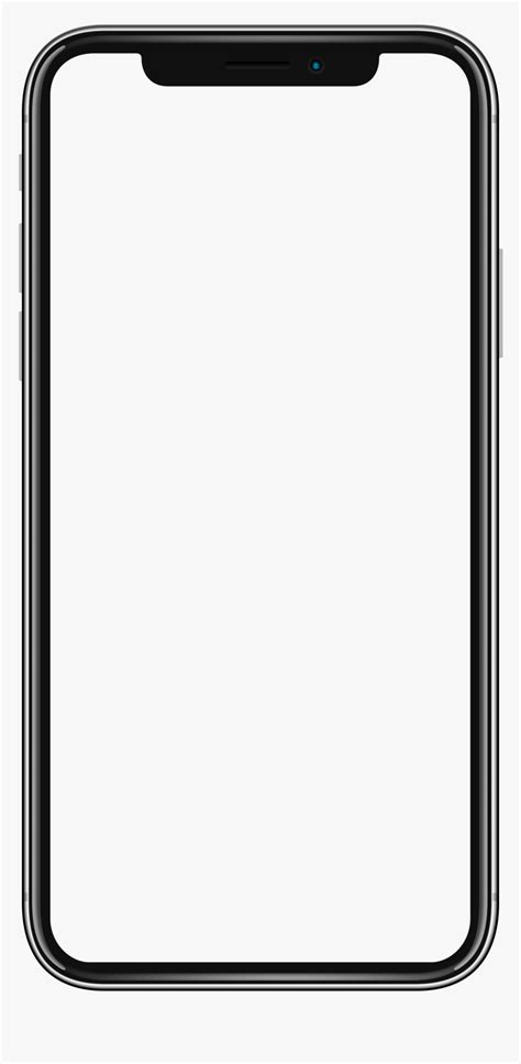 Iphone Frame Png Iphone X Transparent Background Png Download Kindpng