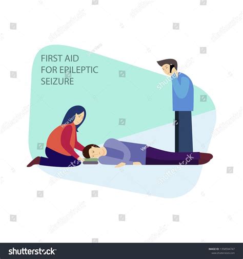 Nfirst Aid For Epileptic Seizures On The Street Information Concept Ad Sponsored