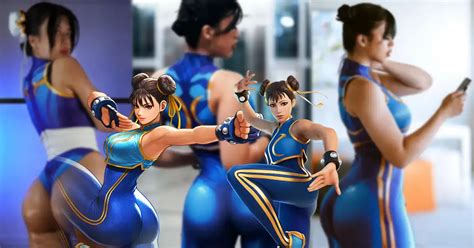 to pull off a sexy street fighter alpha chun li like this cosplayer syanne must practically live