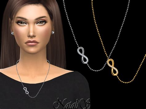 Infinity Chain Necklace By Natalis At Tsr Sims 4 Updates