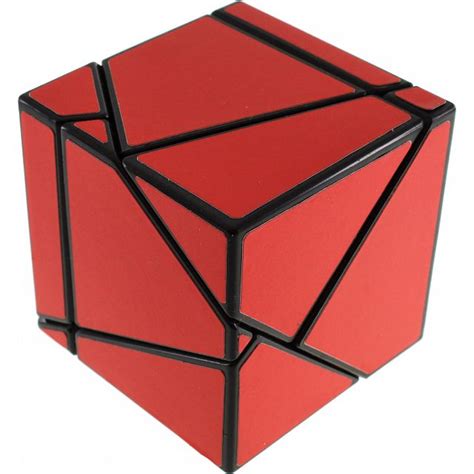 Limcube Ghost Cube 2x2x2 Black Body With Red Labels 2x2 Puzzle