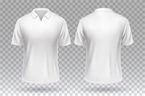White Blank T Shirt Front And Back Template Mockup Design Isolated 2326899 Vector Art At Vecteezy