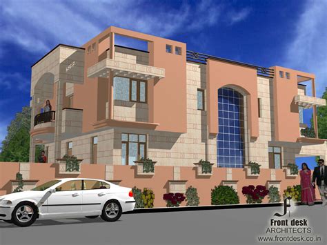 Residence At Vidhyadhar Nagar Jaipur Front Desk Architects